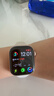 Apple/苹果 Watch S11 智能手表GPS+蜂窝款46毫米玫瑰金色铝金属表壳淡桃粉色运动型表带S/M MFDG4CH/B 实拍图