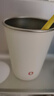 京东京造不锈钢水杯 马克杯 非一次性水杯套装家用汽车配色 珍珠白350ml*2 实拍图