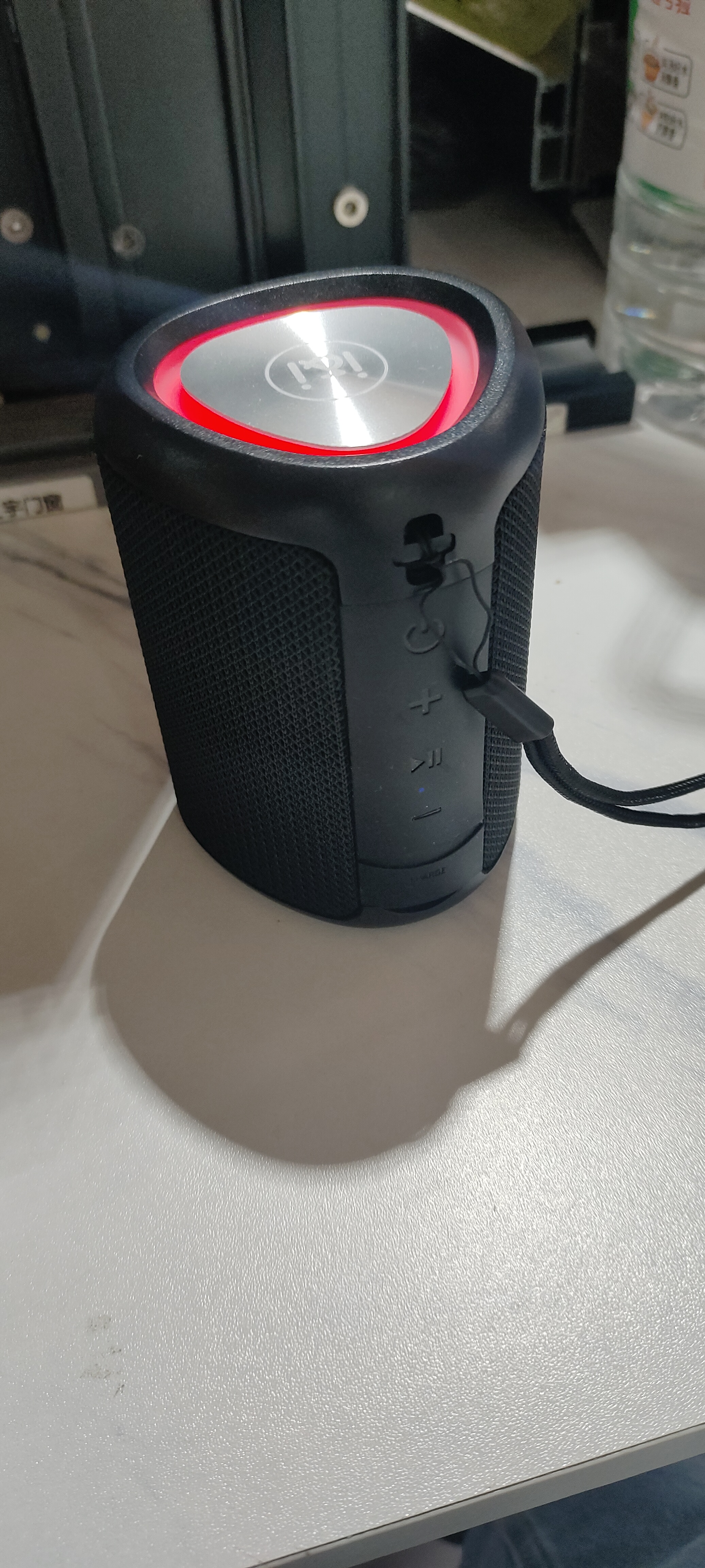 索爱（soaiy）S37小蓝牙音箱户外车载迷你便携防水高音质收款音响电脑喇叭低音炮播放器礼物 黑 实拍图