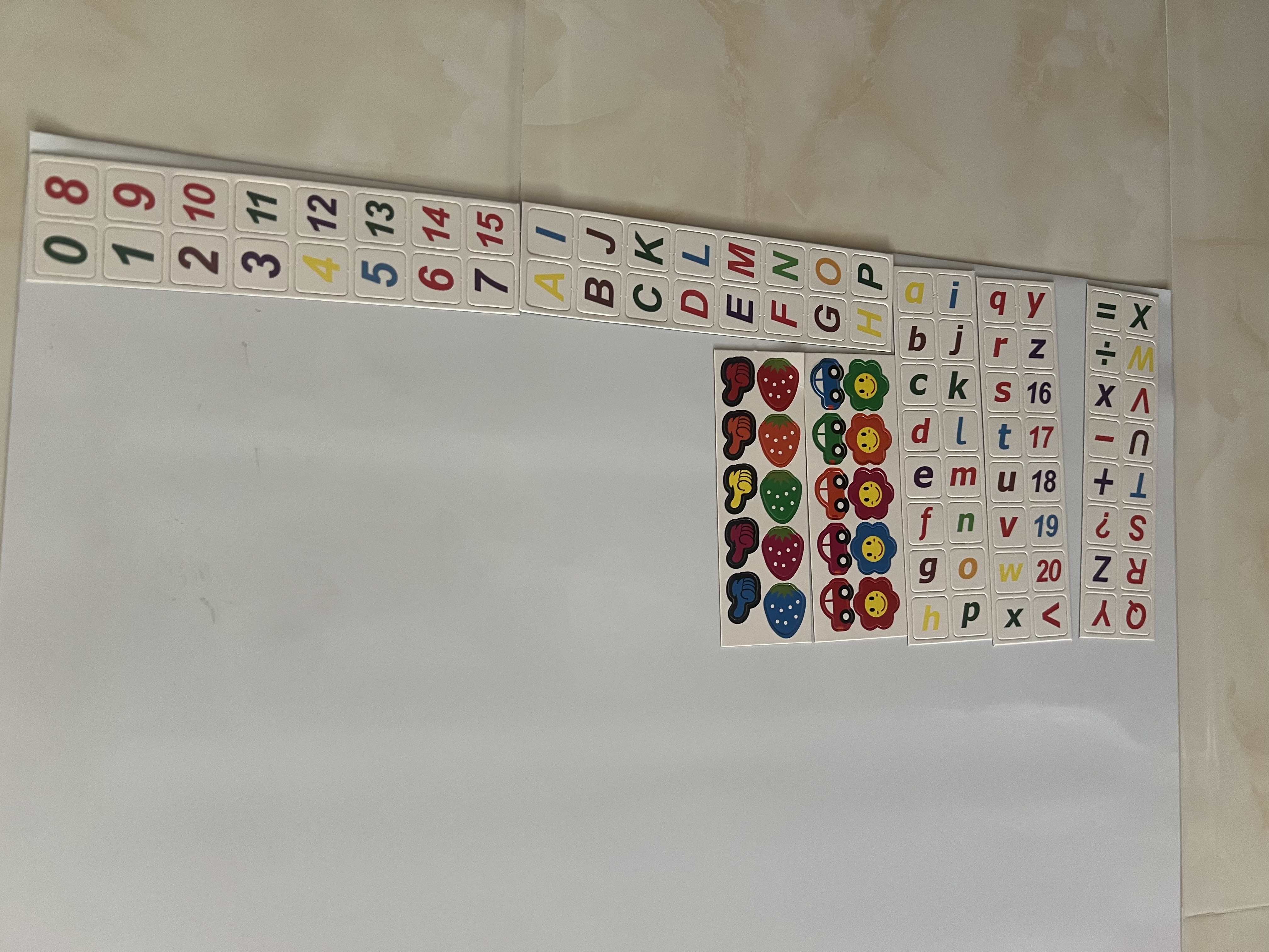 齐富60*90cm白板贴墙磁性家用可移除不伤墙自粘涂鸦墙面磁吸画板儿童小黑板贴墙画画教学可擦软白板 实拍图