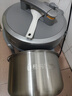 美的（Midea）有钛青瓷0涂层电压力锅5L 智能预约多功能一体高压电饭锅MY-E5811G家用4-6人开盖炖煮煲汤电饭锅 实拍图
