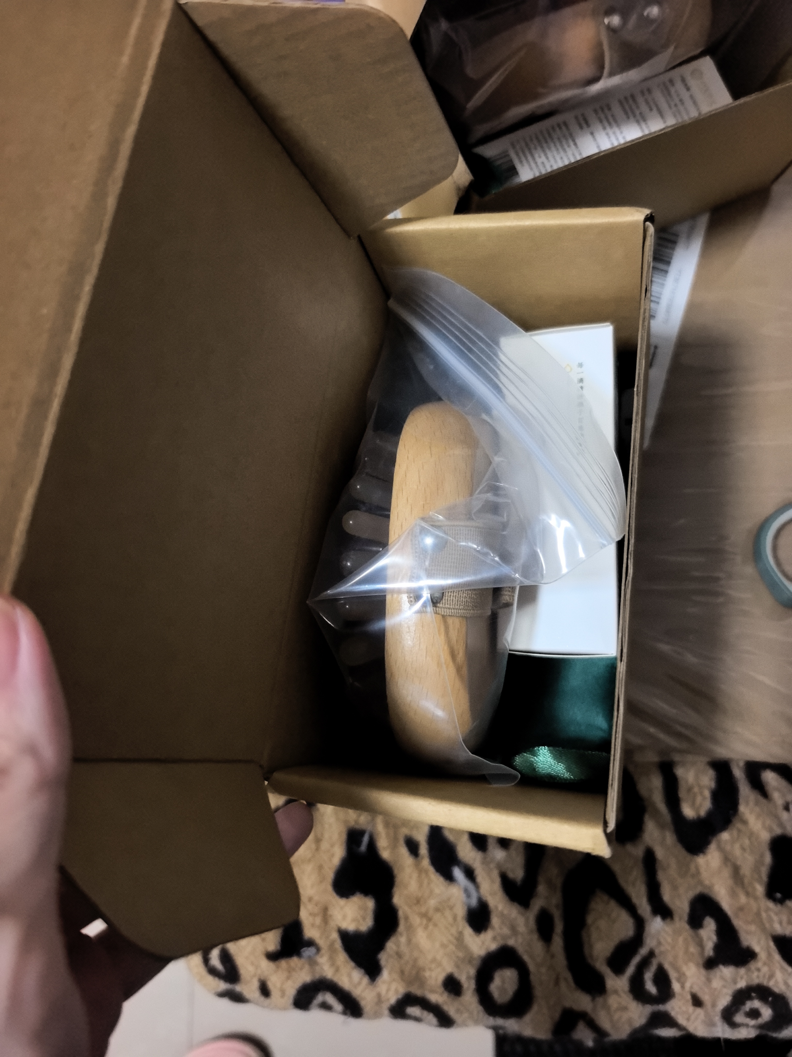 素阳经络刷天然牛角头部带脉按摩器揉腹仪刮痧精油全身通用疏通减肥刷 实拍图