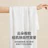 无印良品一次性浴巾加厚大号柔软便携出差旅行压缩浴巾酒店用品-7条装 实拍图