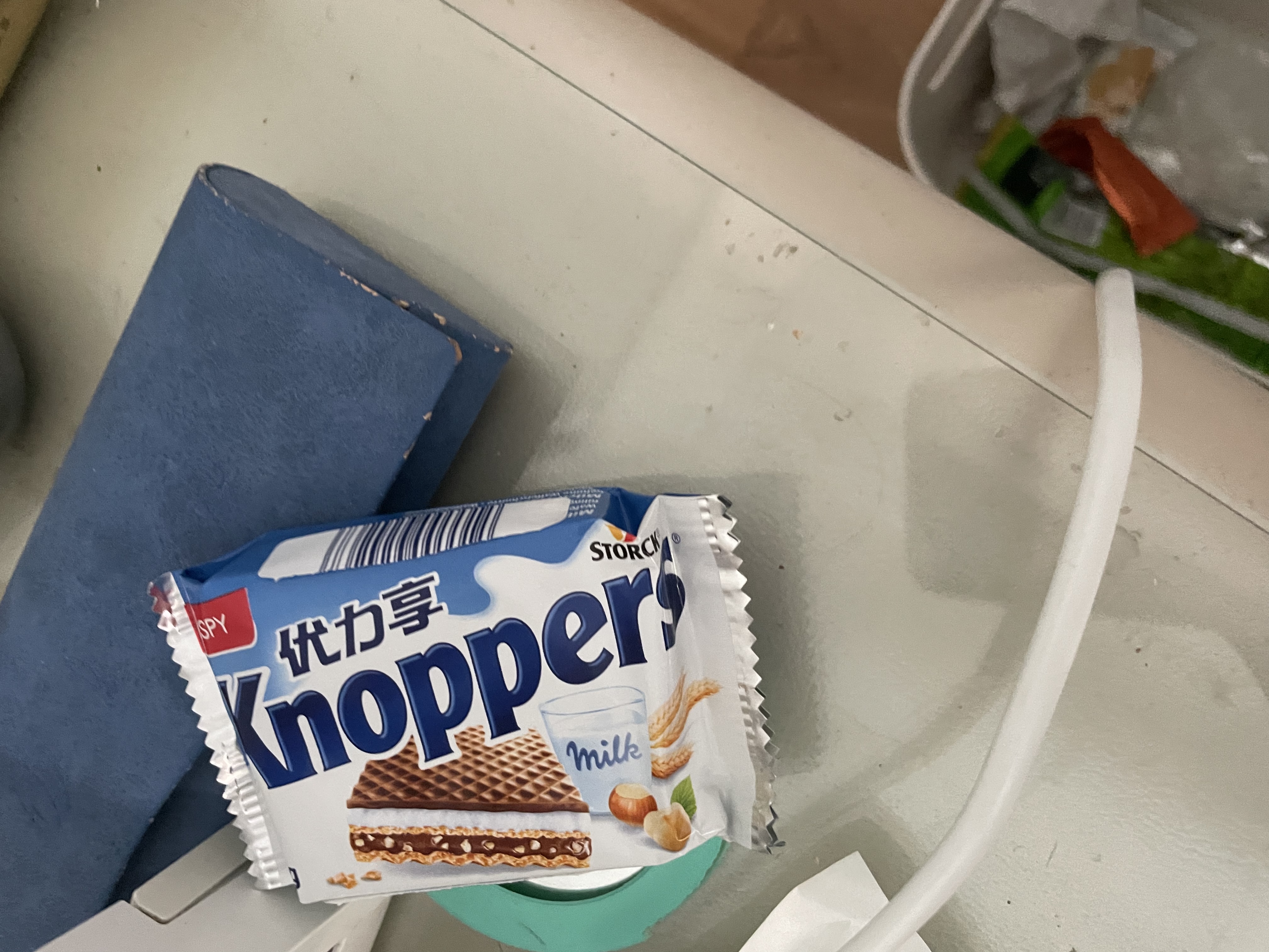 Knoppers优力享德国进口零食牛奶巧克力榛子威化饼干250g10片休闲零食 实拍图