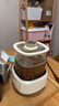 九阳（Joyoung）净萃养生壶迷你家用全玻璃煮茶器 轻音炖煮 1L办公室0金属0胶水恒温烧水壶 WY103 实拍图