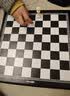 得力（deli）磁吸国际象棋儿童学生黑白磁性比赛训练益智桌游折叠款加大号露营 实拍图