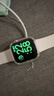 Apple/苹果 Watch S11 智能手表GPS款42毫米玫瑰金色铝金属表壳淡桃粉色运动型表带M/L MEUP4CH/B 实拍图