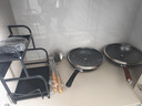 九阳（Joyoung）炒锅铁锅健康无涂层精铁家用炒菜锅不易生锈炉灶通用32cm带盖C121 实拍图