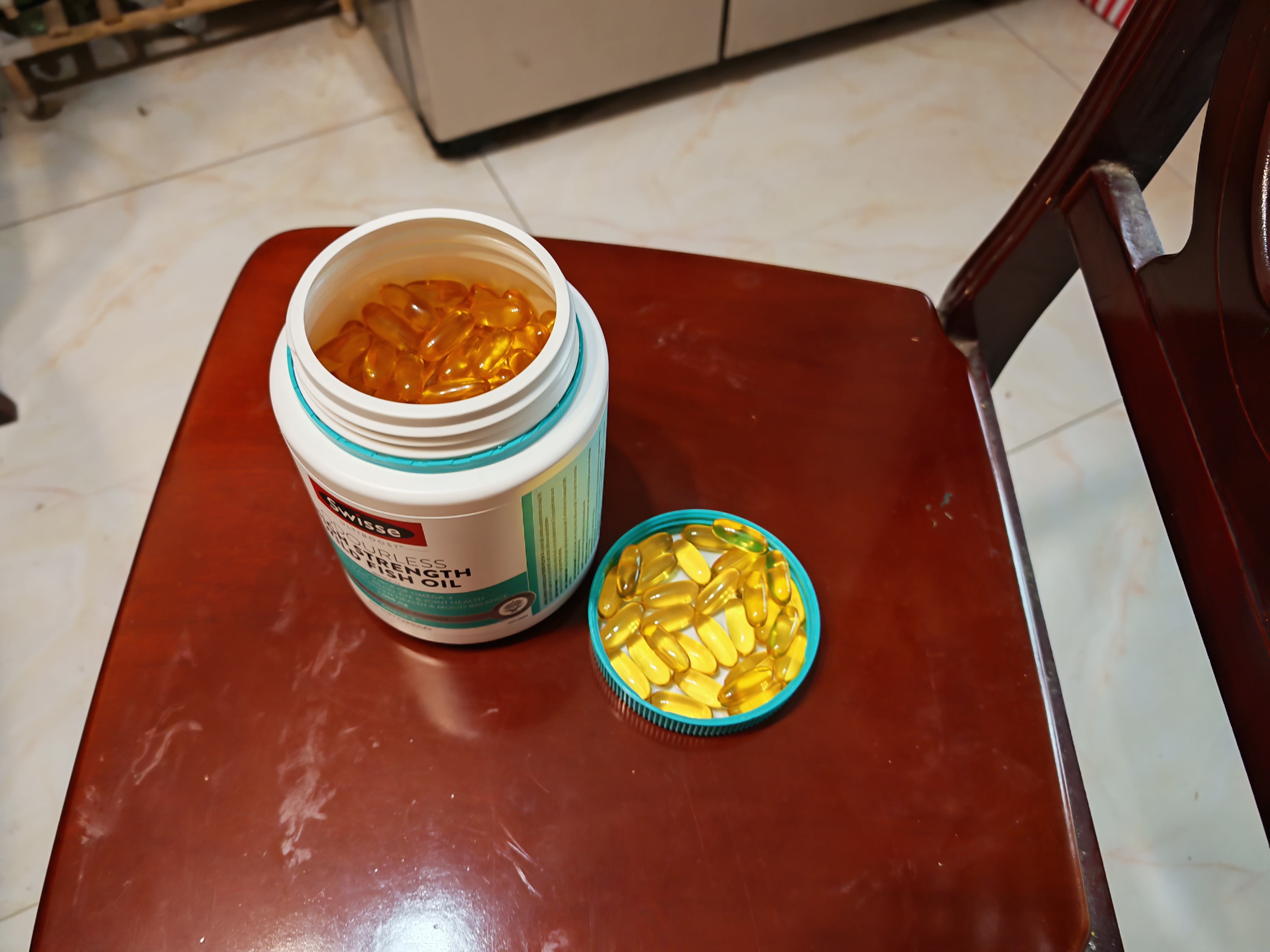 Swisse斯维诗高浓度深海无腥鱼油1500mg胶囊含omega-3 400粒/瓶熬夜胸闷 实拍图