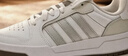 adidas ENTRAP美式校园风运动少年感复古篮球风板鞋男女阿迪达斯   白色/暗银金属/树脂黄   40.5 实拍图
