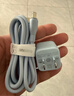 倍思小冰充20W氮化镓苹果充电器套装适用苹果8-14含Lightning口20W数据线1.5米线iPhone快充PD插头 蓝 实拍图