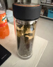 富光双层玻璃杯水杯子茶水分离泡茶杯男女士高颜值加厚杯底500ml 实拍图
