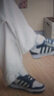 adidas ENTRAP美式校园风运动少年感复古篮球风板鞋男女阿迪达斯   白色/深蓝色/绿色   43 实拍图