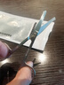 优家（UPLUS）加厚不锈钢圆头鼻毛剪刀修眉毛胡子胡须鬓角美容男士修剪器 实拍图