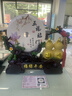 礼之源 招财葫芦平安扣摆件 天然玉石工艺品 家居客厅玄关酒柜装饰品 大号沙金色福禄平安扣五福临门 实拍图