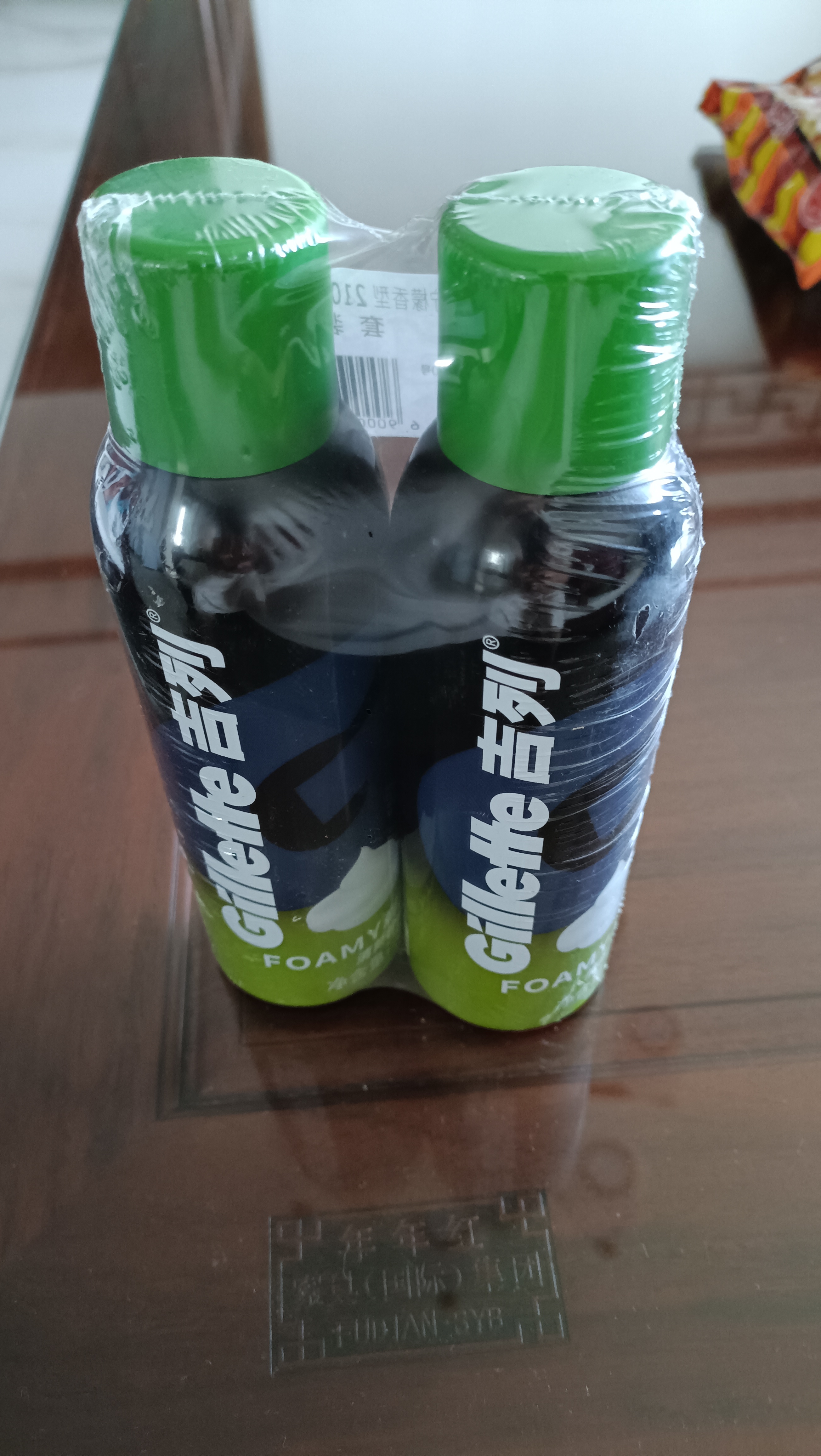 吉列剃须泡沫 清新柠檬型210gx2 剃须膏剃须啫喱剃刮胡须刀手动 非刀头男士京东自营旗舰非吉利 实拍图