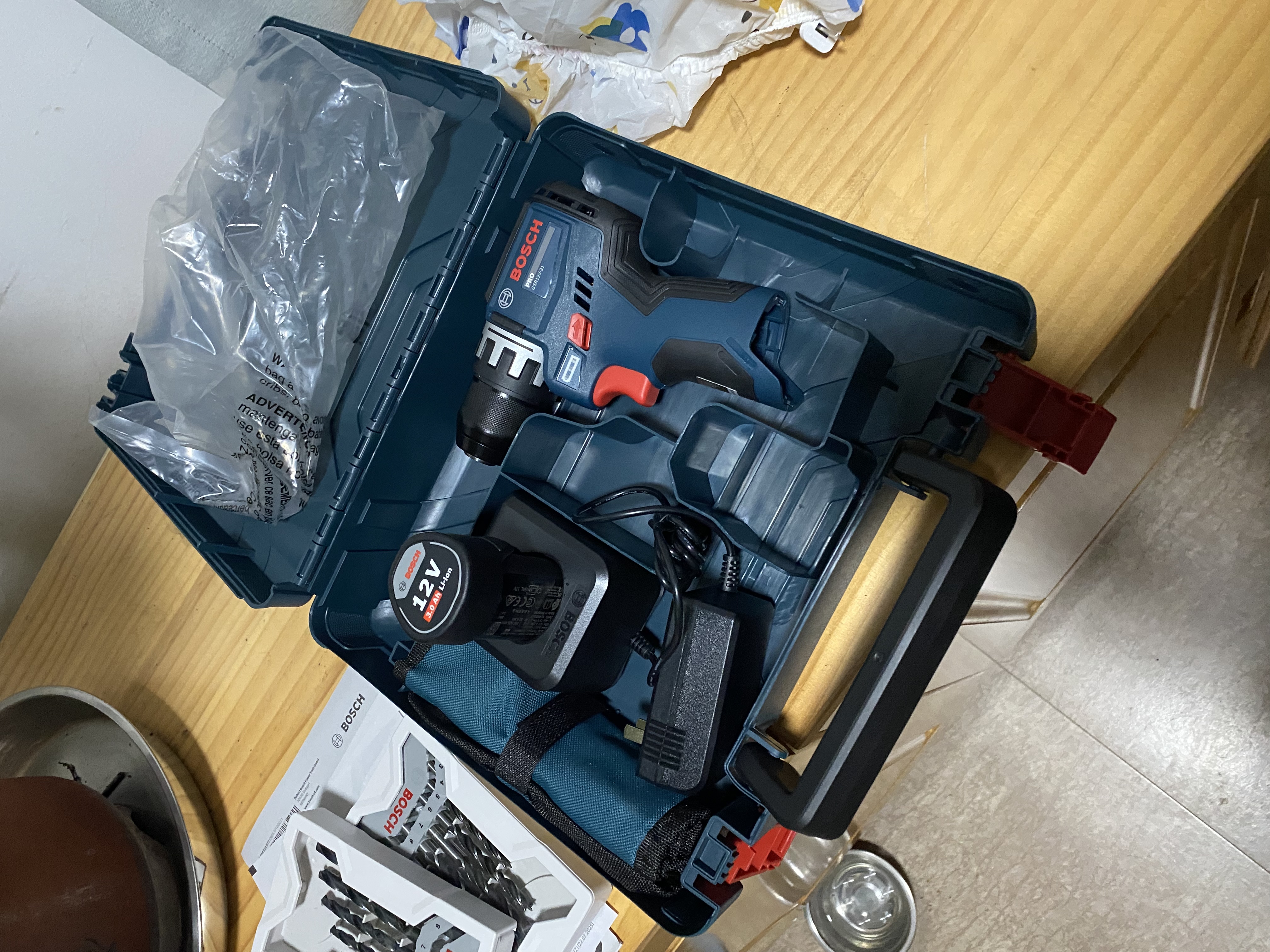 博世（BOSCH） 无刷手电钻充电电钻电动螺丝刀锂电池家用工具箱套装GSR 12V-31 GSR 12V-31【3.0Ah豪华附件套装】 实拍图