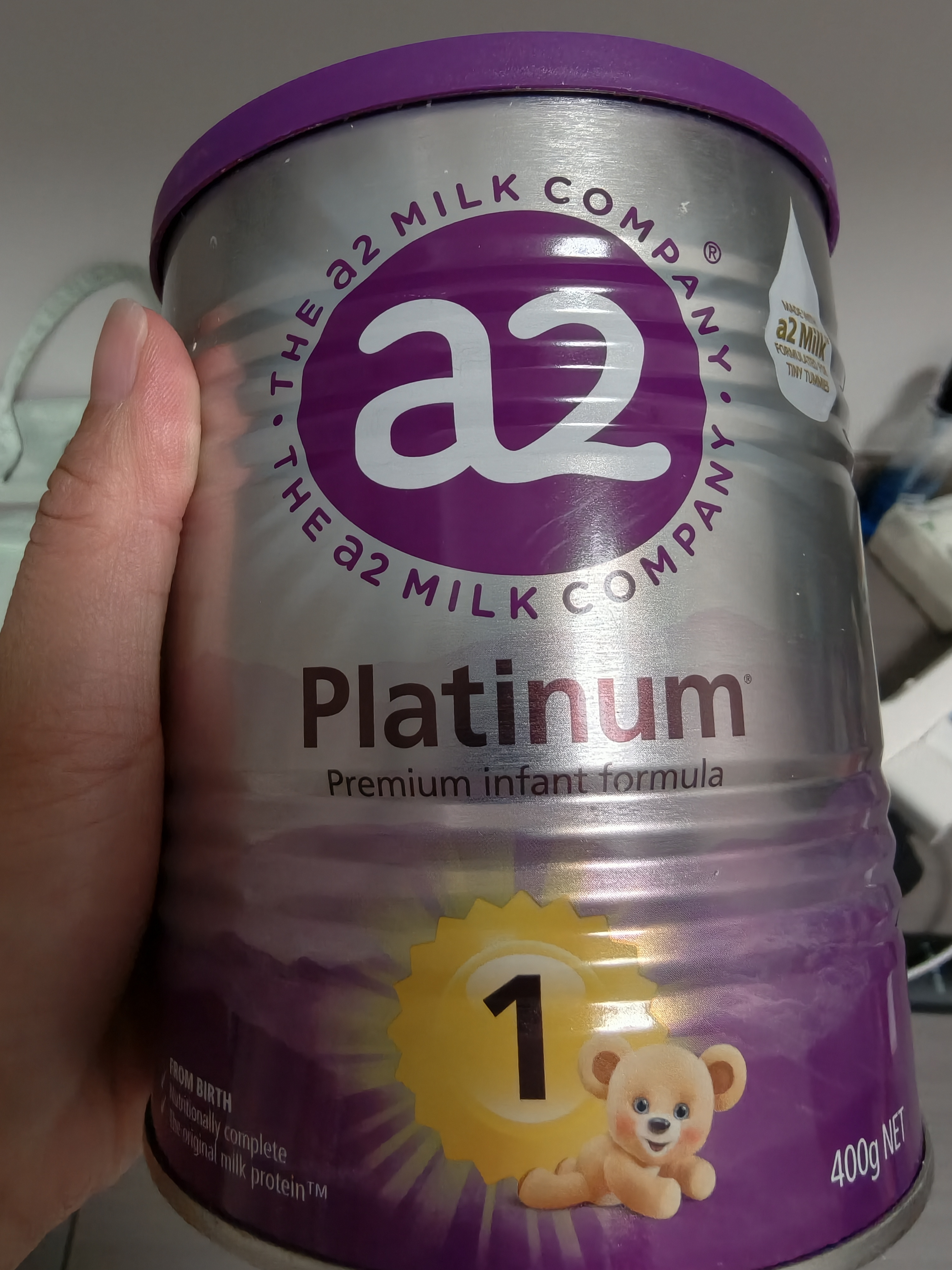 a2奶粉紫白金澳版A2蛋白幼儿配方奶粉 1段3罐 马年礼盒【批批严检】 实拍图