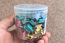 晨光(M&G)文具6#15mm 60只/罐 彩色长尾夹 小号金属票据夹 经济型办公用品燕尾夹ABS916J6 实拍图
