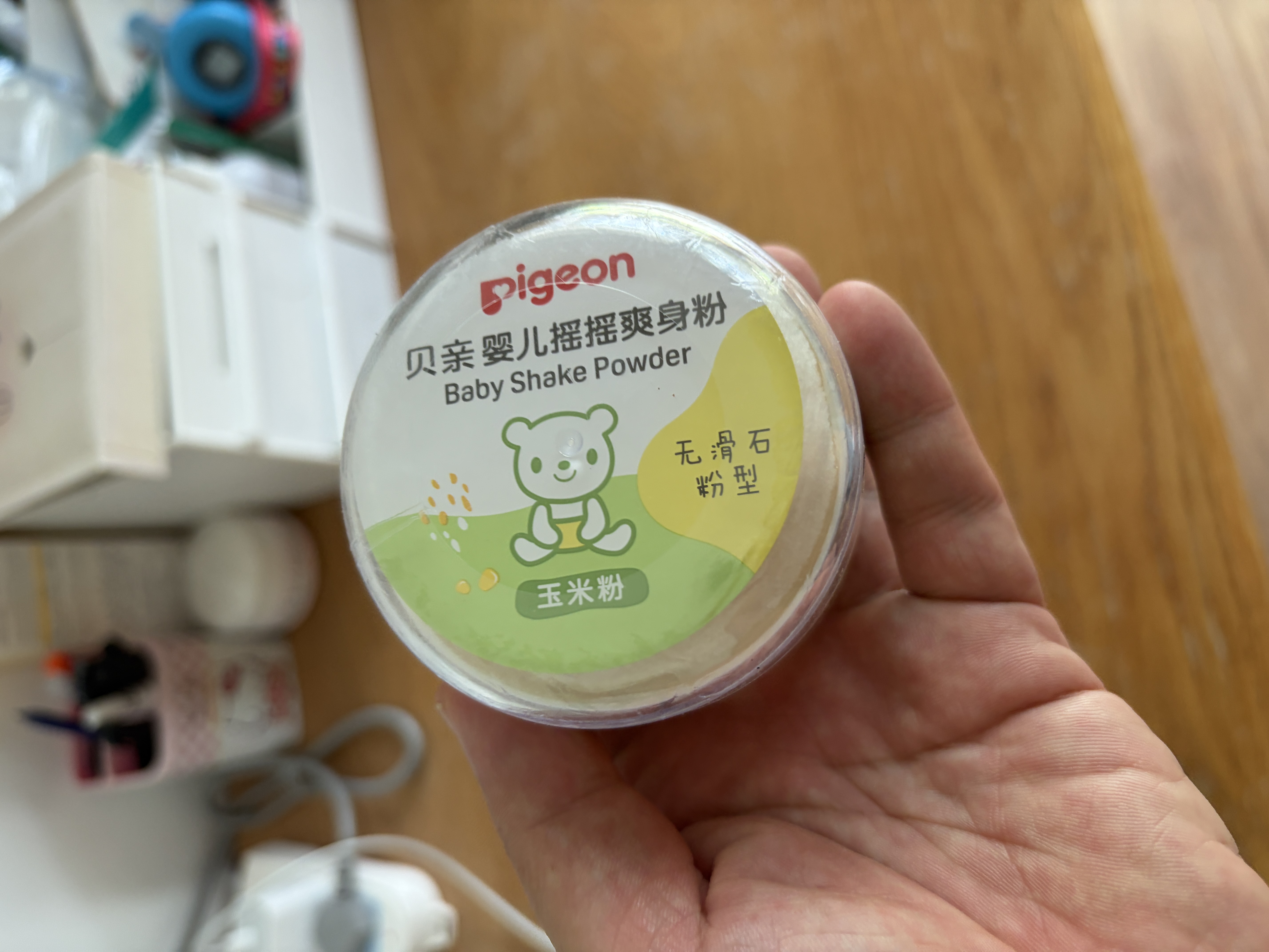 贝亲（Pigeon）婴儿爽身粉 舒缓干爽 玉米粉爽身粉  无滑石粉 无香精 50g HA15 实拍图