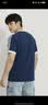 阿迪达斯（adidas）三叶草系列 男 3S TEE 短袖T恤 HZ9634 深靛蓝 S 实拍图