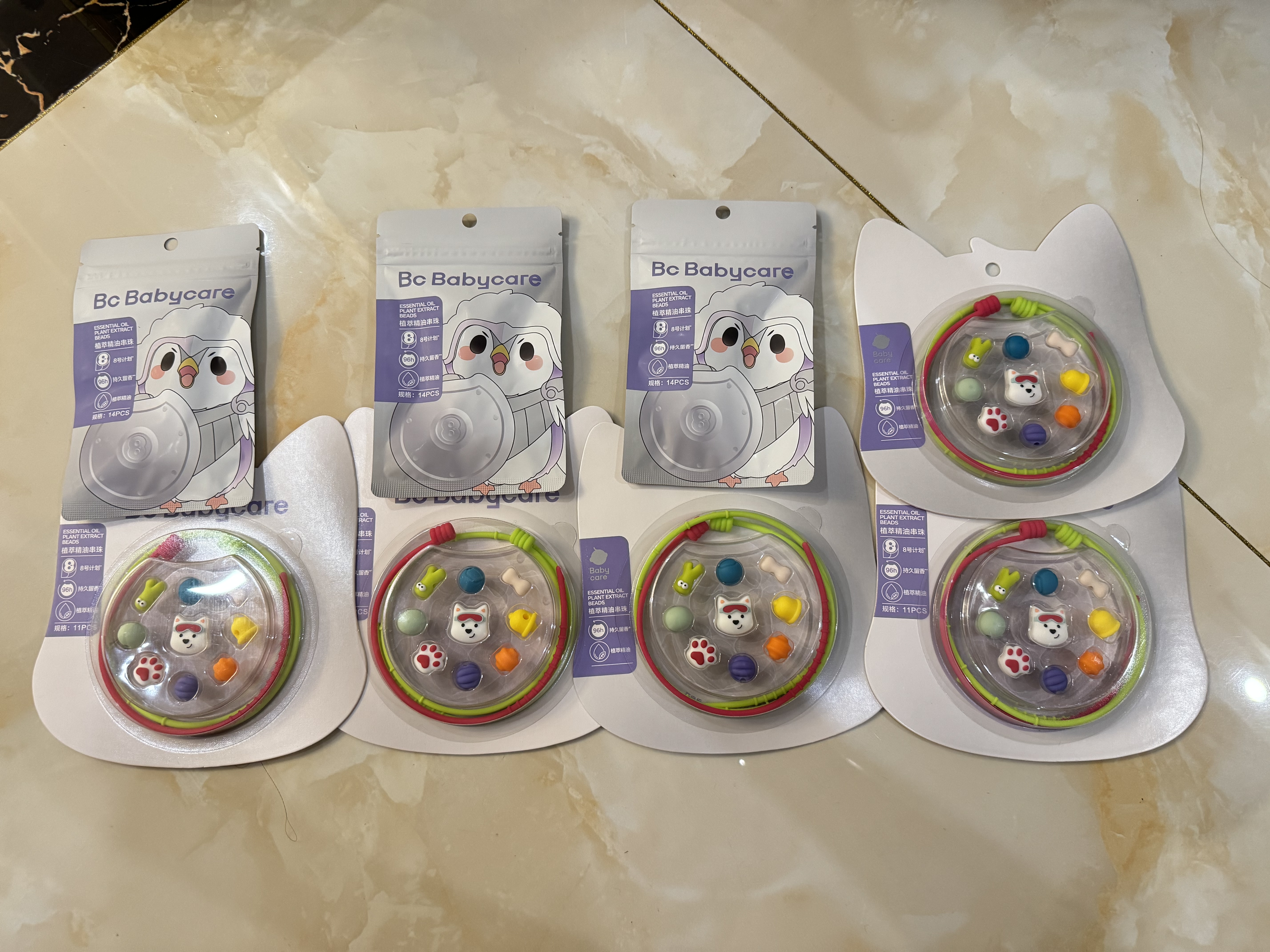 babycare爬爬垫拼接双面XPE爬行垫婴儿宝宝防摔儿童地垫-萌宠露营团9片 实拍图