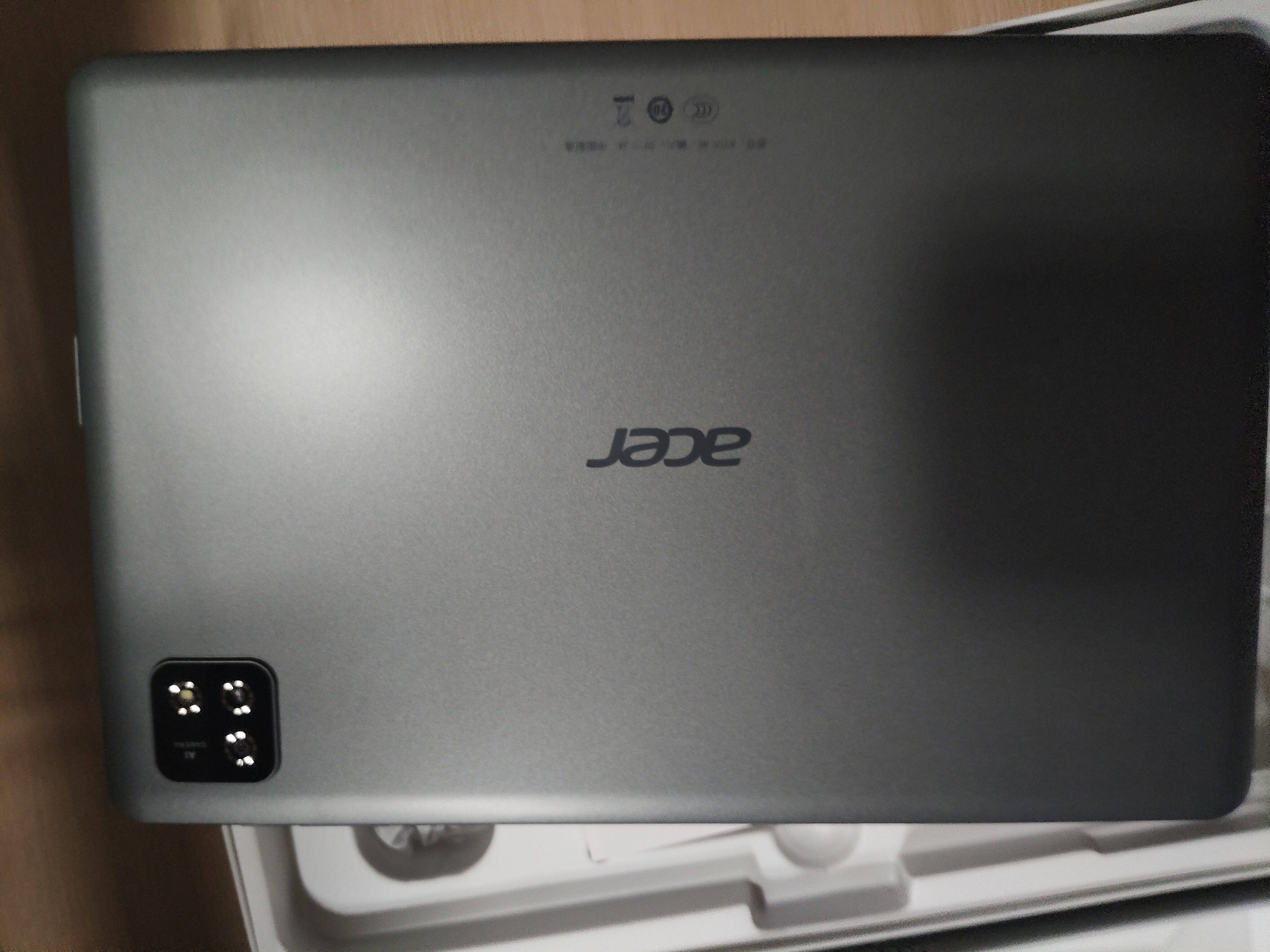 宏碁（acer）优跃FUN A310系列平板电脑pad 10.1吋高清全面屏4G插卡全网通话低蓝光护眼娱乐8核6G+128G灰 实拍图