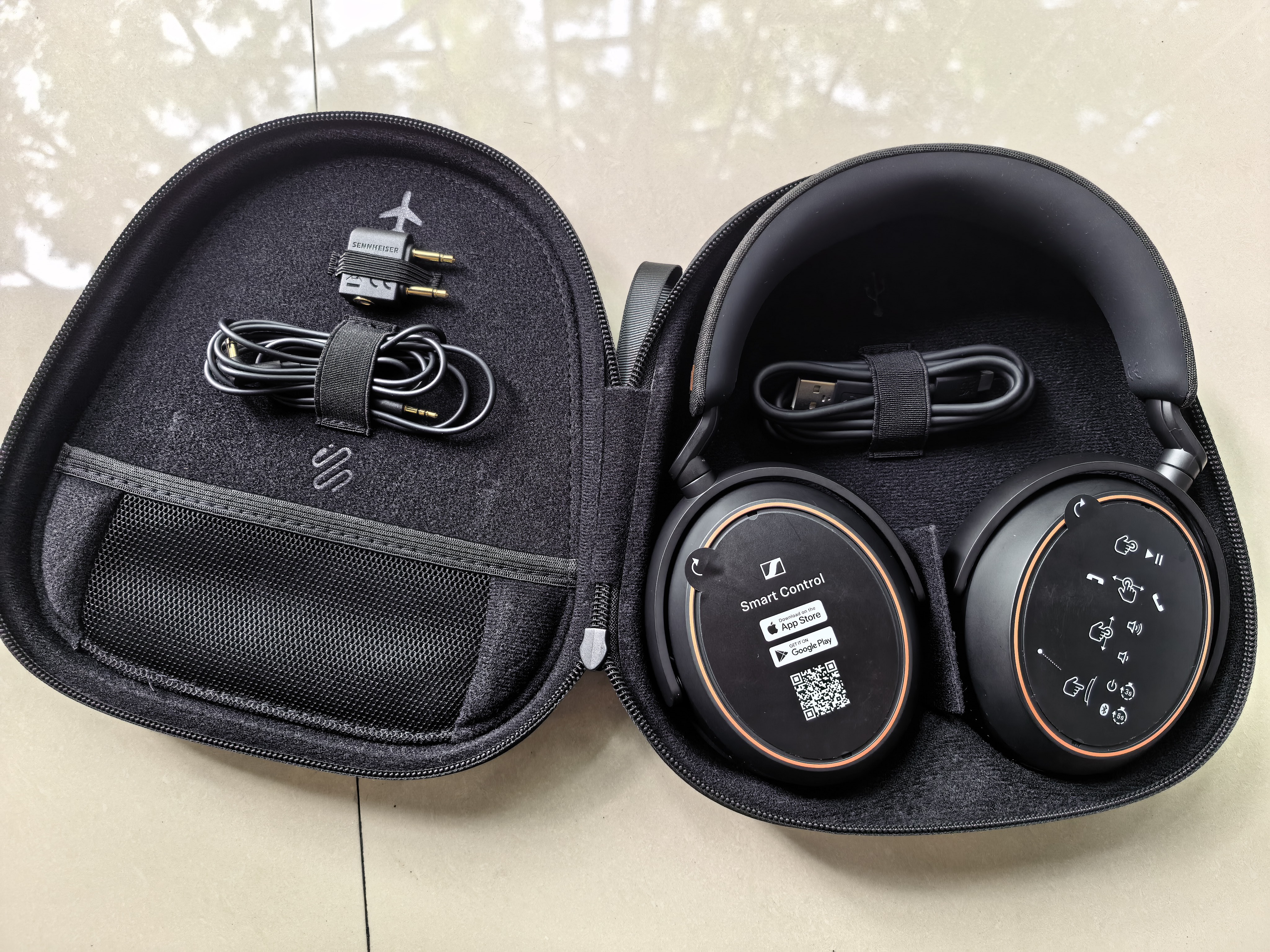 森海塞尔（Sennheiser）【宋威龙同款】MOMENTUM 4 无线耳机 大馒头4特别设计版 蓝牙头戴耳机 曜金黑 适用苹果华为 实拍图