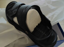 意尔康凉鞋男【送爸爸】真皮软底透气户外休闲沙滩鞋男士  棕色43 实拍图