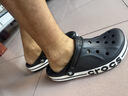 卡骆驰（CROCS）贝雅卡骆班洞洞鞋|205089 黑色/白色-066   41 /42(260mm)   实拍图