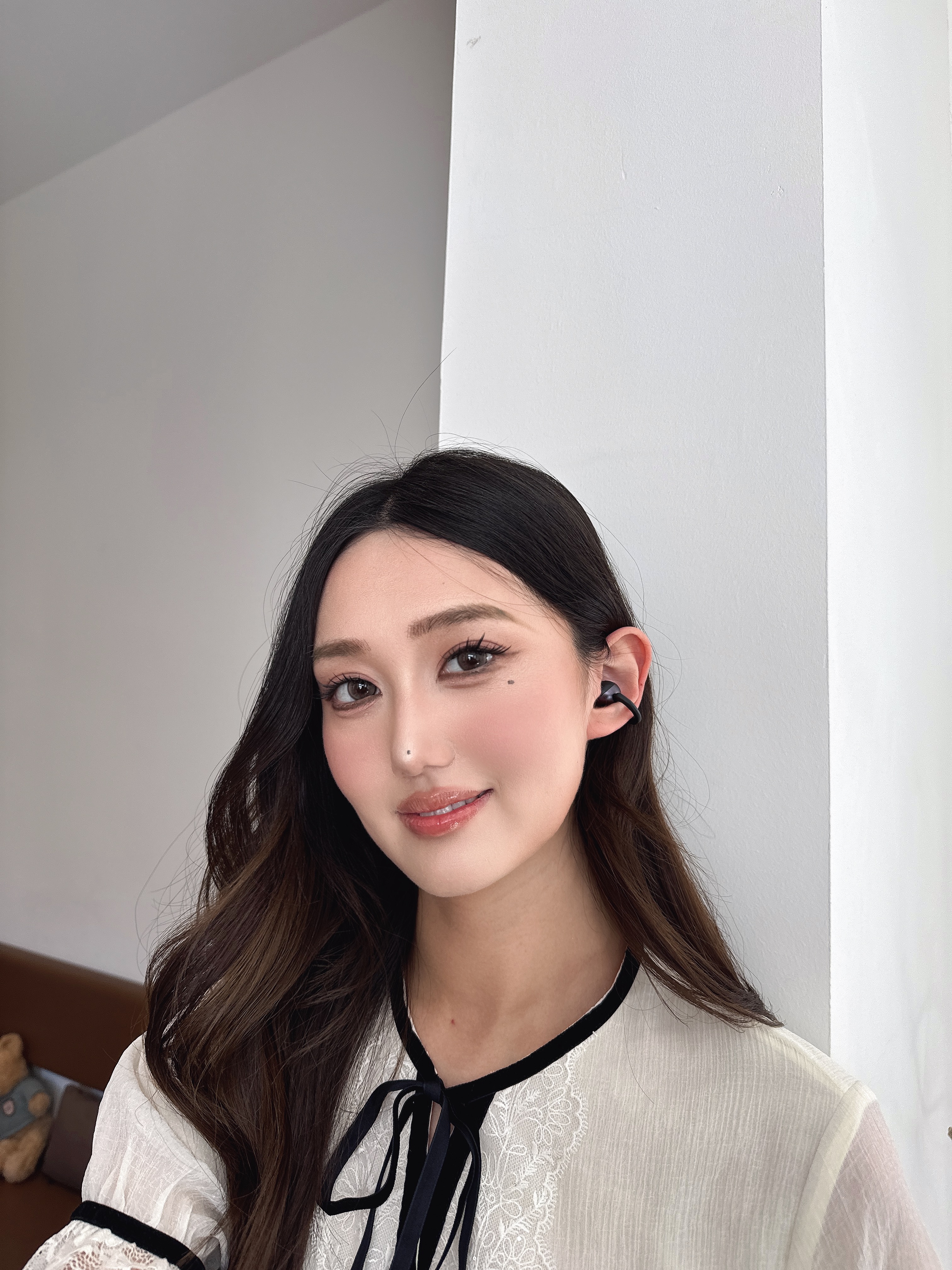 兰士顿蓝牙耳机耳夹式气骨传导概念无线开放式不入耳运动跑步挂耳式在线翻译AI耳机适用苹果华为 TS32 实拍图