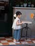 G.duck小黄鸭女童夏装套装2026新款儿童服装中小童女孩衣服娃娃衫两件套 图片色 110 cm 实拍图