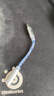 杰仕声（JCALLY）CX31993入门级芯片小尾巴解码器解码耳放有线耳机配件手机电脑type-c转3.5mm发烧级hifi音乐dac JM6银丝蓝【送USB转接头】 实拍图