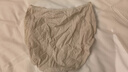 雅鹿4条装内裤女士纯棉高腰抗菌100%全棉加长裆大码收腹女生三角短裤 白色+白色+奶黄+芋紫 L 适合90-130斤 实拍图