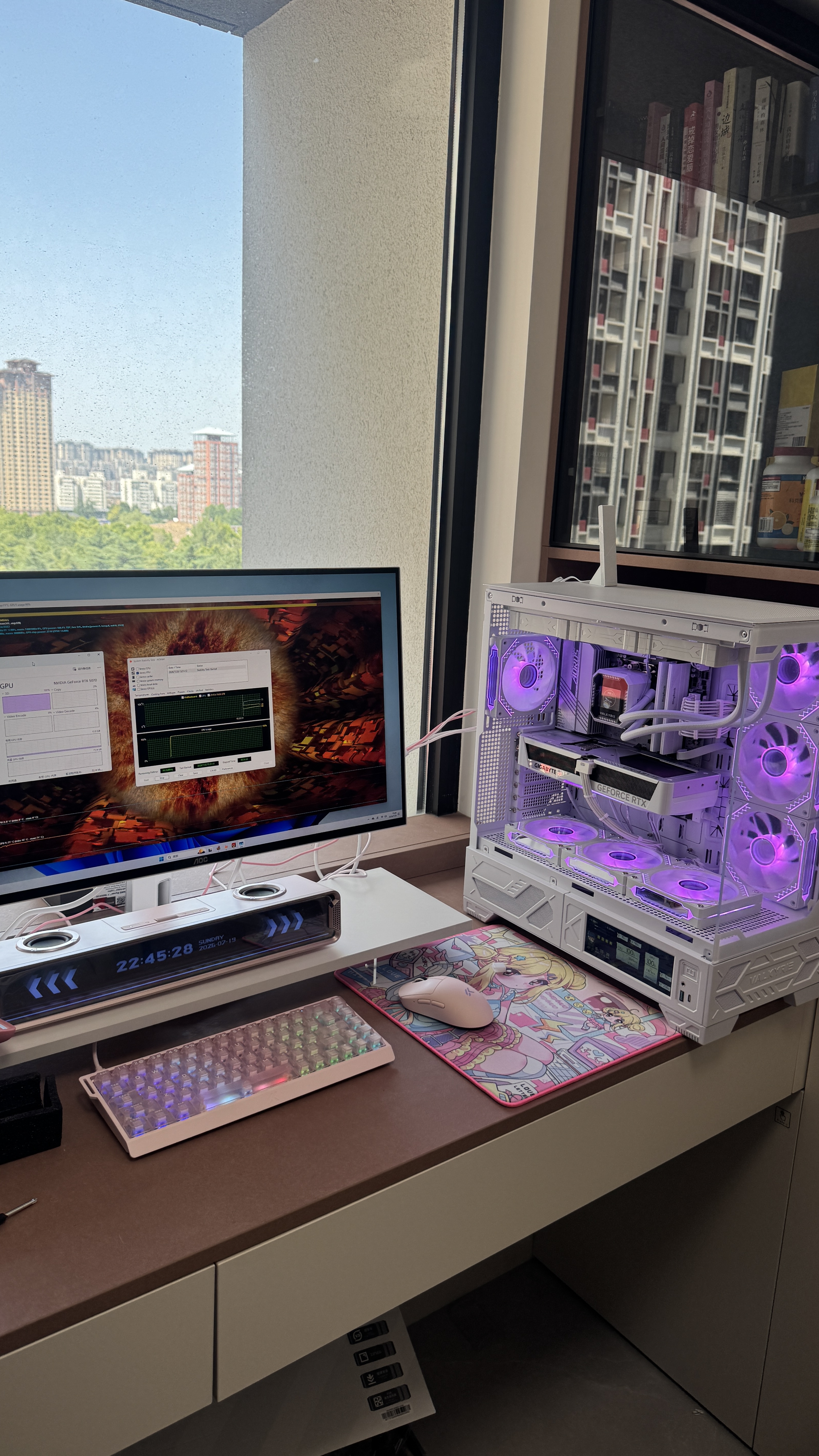 AOC 26.5英寸电竞游戏FPS显示器 2K360Hz QD-OLED 原生10bit 0.03ms HDR硬件低蓝光 电脑游戏防烧屏幕 【4代旗舰款】2K 280Hz Q27G4ZDP/WS 实拍图