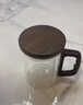 忆壶茶泡茶杯茶水分离杯水杯男士茶杯个人专用泡茶杯玻璃绿茶杯子 【特价冲量】400ML木语杯 实拍图