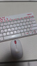 罗技（Logitech）MK245 Nano 键鼠套装 无线键鼠套装 办公键鼠套装 紧凑型 可调支架 带无线2.4G接收器 白 实拍图