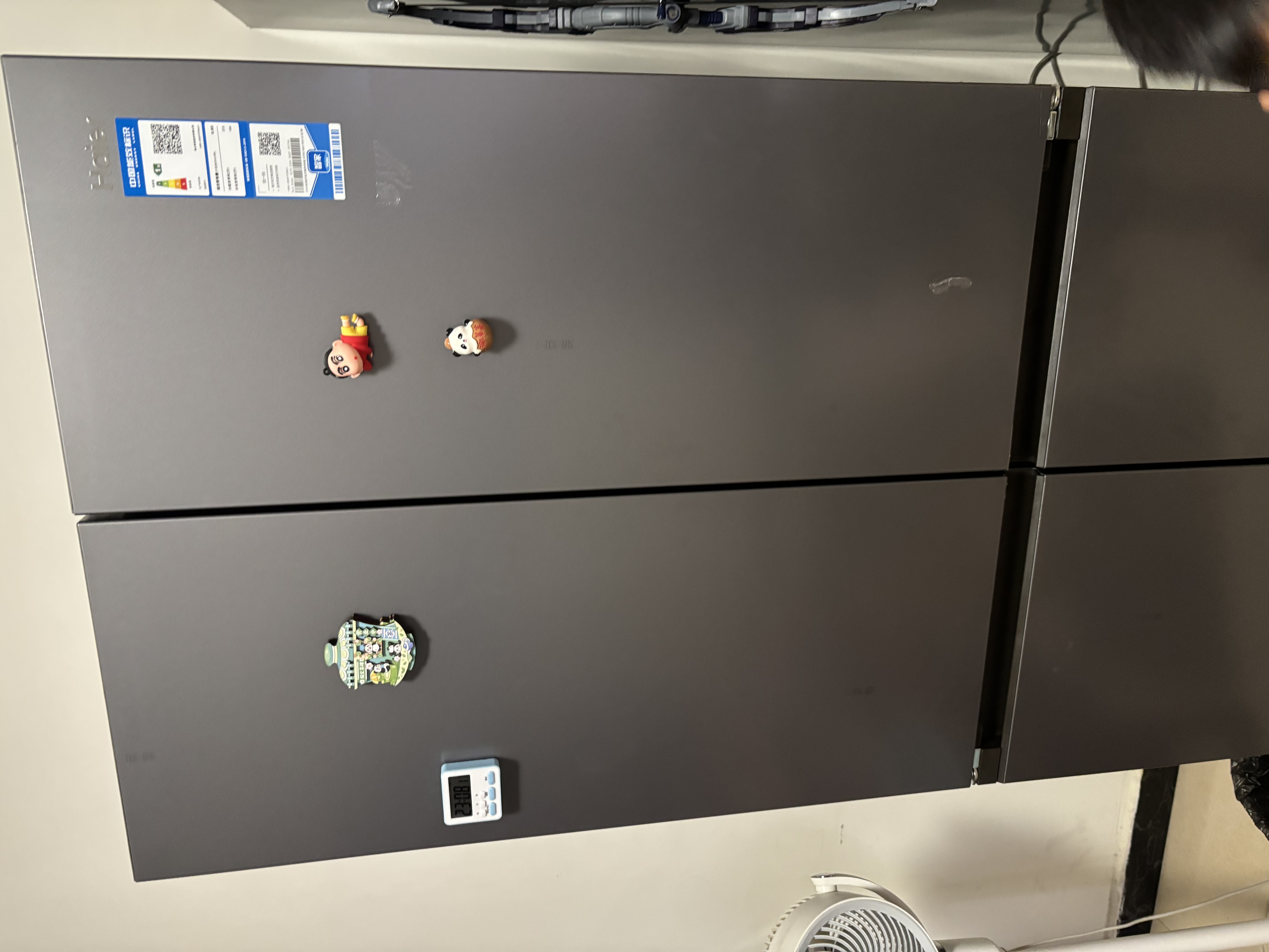 海尔（Haier）冰箱499升十字门双系统双循环小红花594mm超薄可嵌入式一级能效家用大容量电冰箱以旧换新补贴15% 双系统全域净化+594mm超薄+母婴三档变温 实拍图