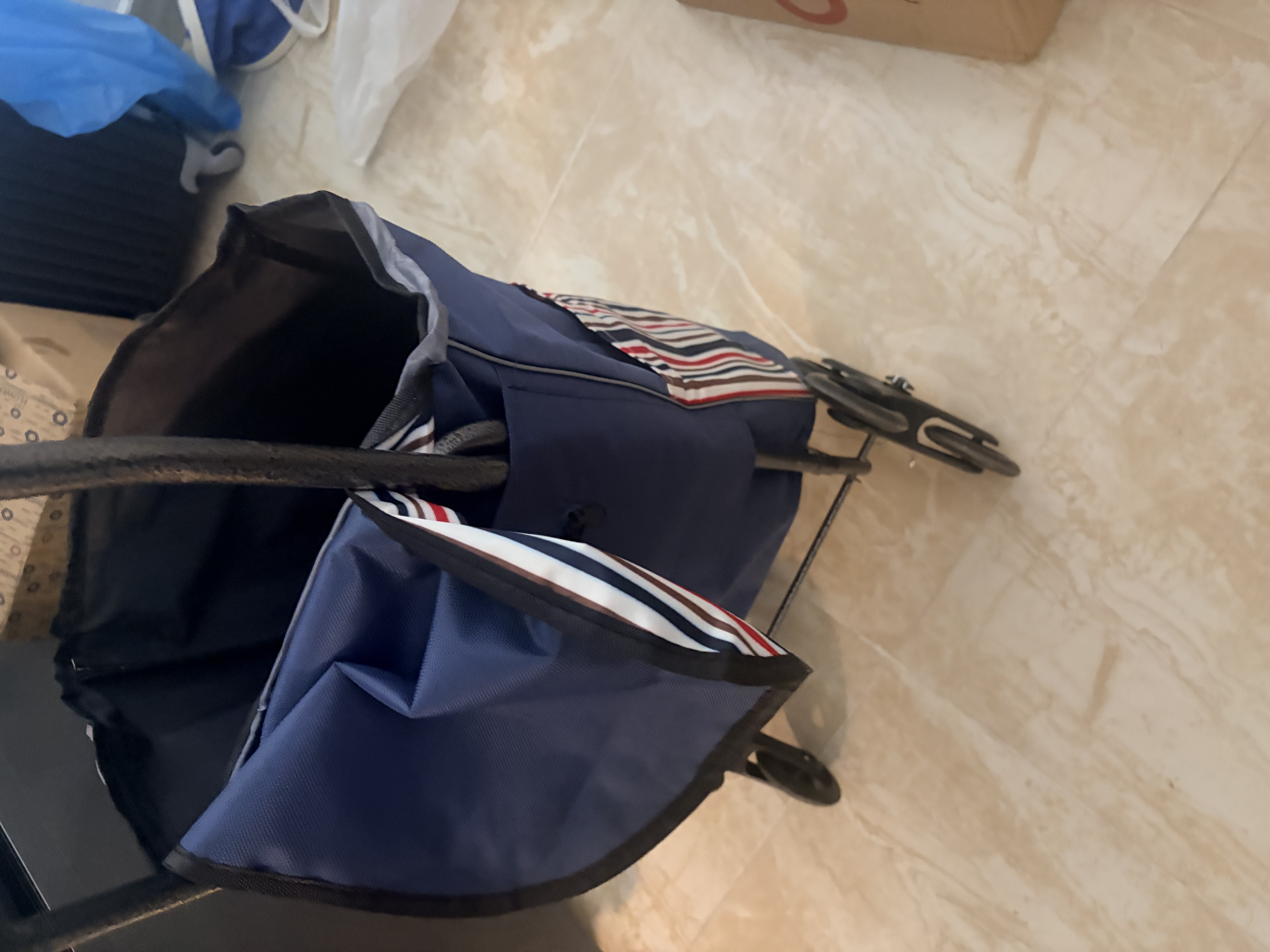 弘工爬楼购物车家用便携可折叠买菜小拉车手拉车推车拖车行李车 6轮 实拍图