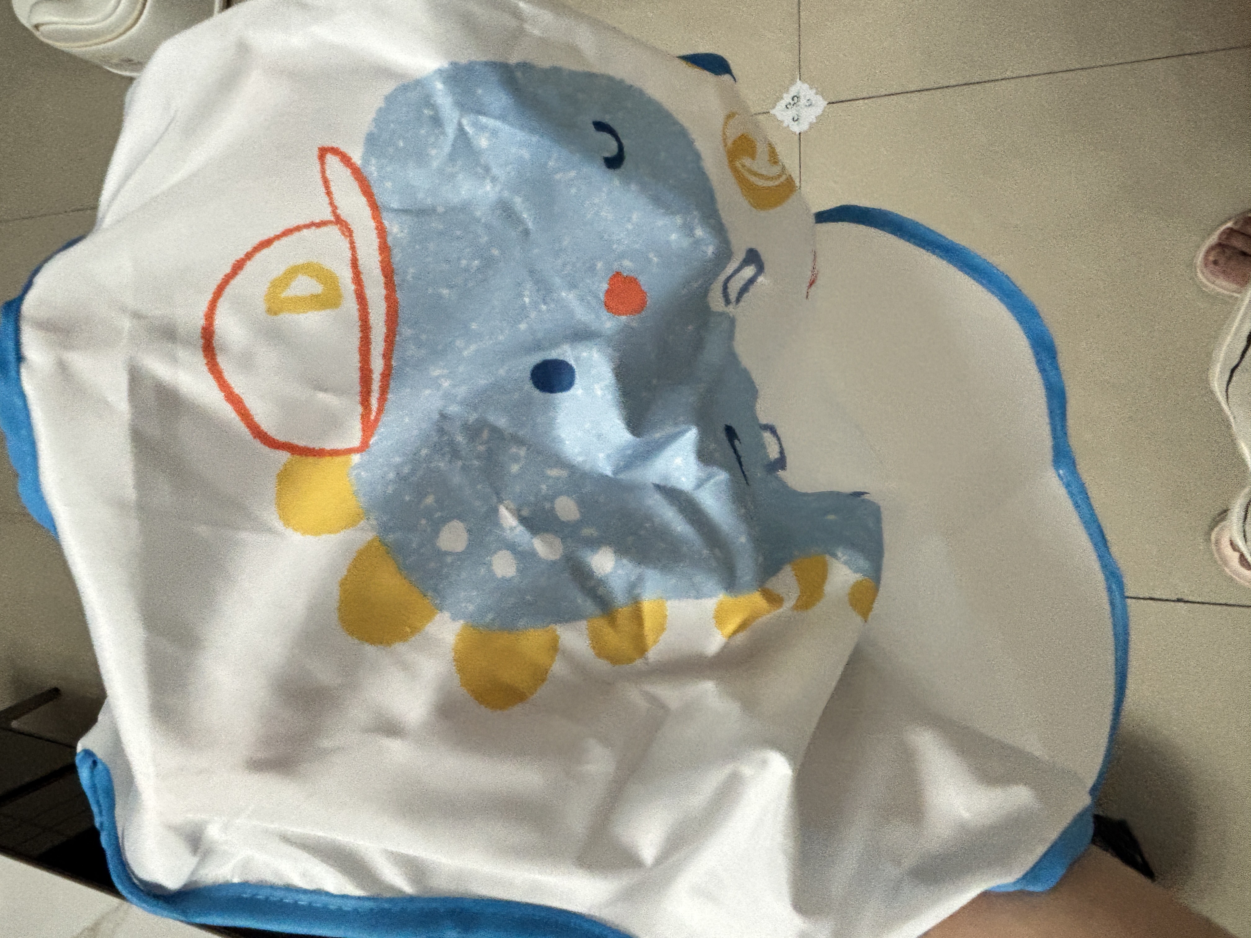 贝瑞加（Babyprints）围兜儿童罩衣幼儿园吃饭宝宝围嘴防溅防水反穿衣口水兜无袖两件 实拍图