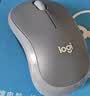 罗技（Logitech）M185鼠标 无线鼠标 办公鼠标 对称鼠标 黑色灰边 带无线2.4G接收器 实拍图