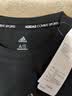 阿迪达斯（adidas）【特价清仓】夏季男女同款短袖男T恤跑步健身运动速干百搭 黑金 S 实拍图