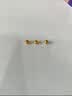温亭A款足金999金珠黄金小金珠金豆古法金珠DIY配件散珠转运珠3mm金珠 3mm金珠 多颗约0.5g 实拍图