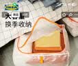 宜家（IKEA）派克拉储物袋整理袋收纳洗衣袋衣物手提被子搬家换季便携家用鞋袋 55x49x19cm｜储物袋*2 实拍图