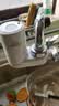 海尔（Haier）净水器水龙头过滤器家用直滤饮用水自来水滤水器前置过滤器厨房卫生间用除余氯三挡出水可清洗滤芯 月光白 一机3芯 实拍图