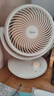 美的（Midea）【小型风扇】轻音台式桌面空气循环扇家用柔风电风扇宿舍办公迷你台扇落地扇空调伴侣 GAF18AD 实拍图