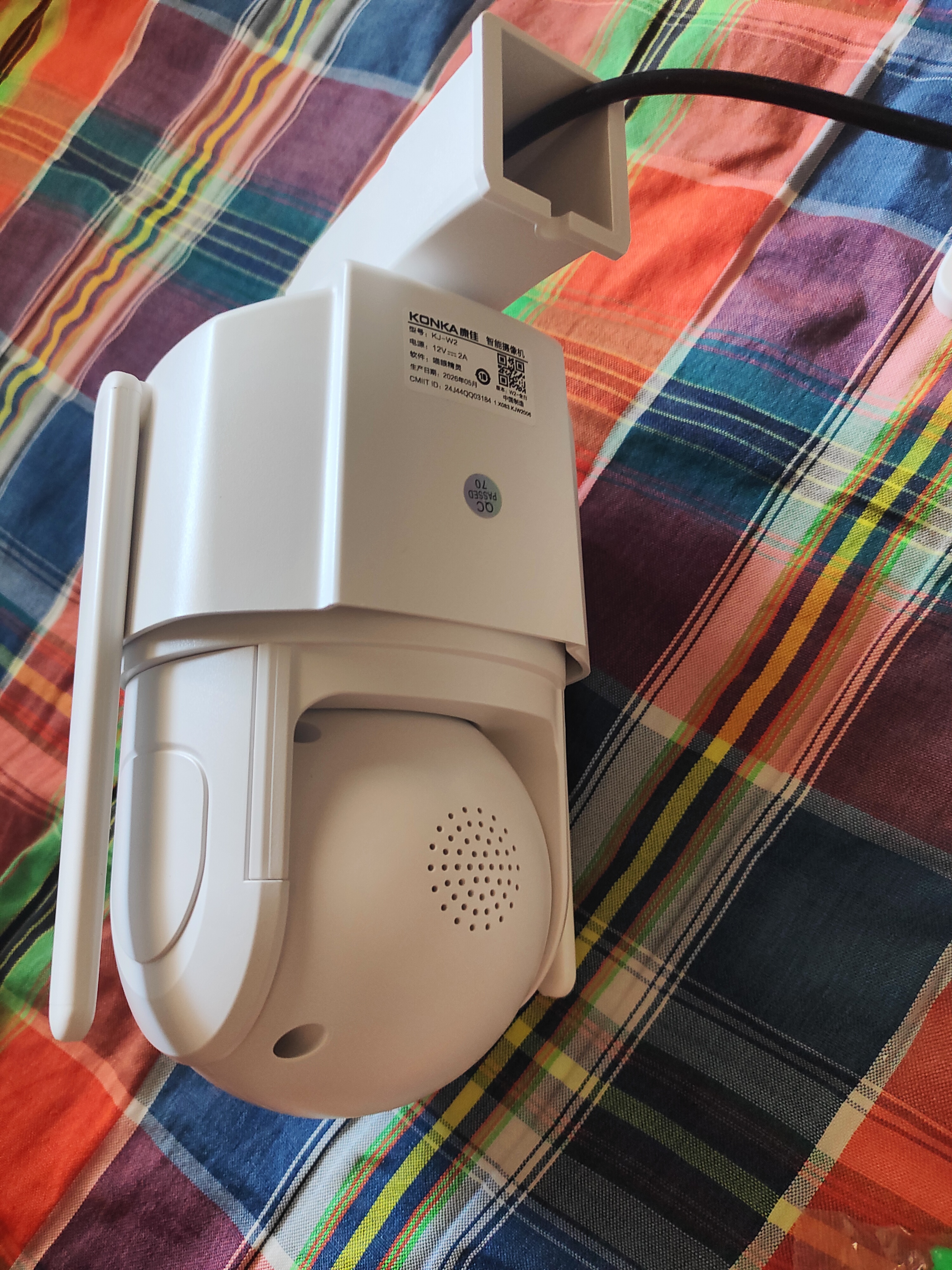 康佳监控器360度无死角带夜视连接wifi家用无线监控摄像头农村室外高清手机远程全景旋转户外防水 实拍图