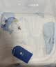 babycare婴儿浴巾新生儿童竹棉纱布洗澡巾无帽115*115cm鲸鱼乐车 实拍图