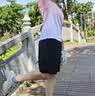 步锐特（BURUITE）健身衣服女春夏季冰丝速干衣短袖运动服套装篮球装备训练跑步T恤 实拍图