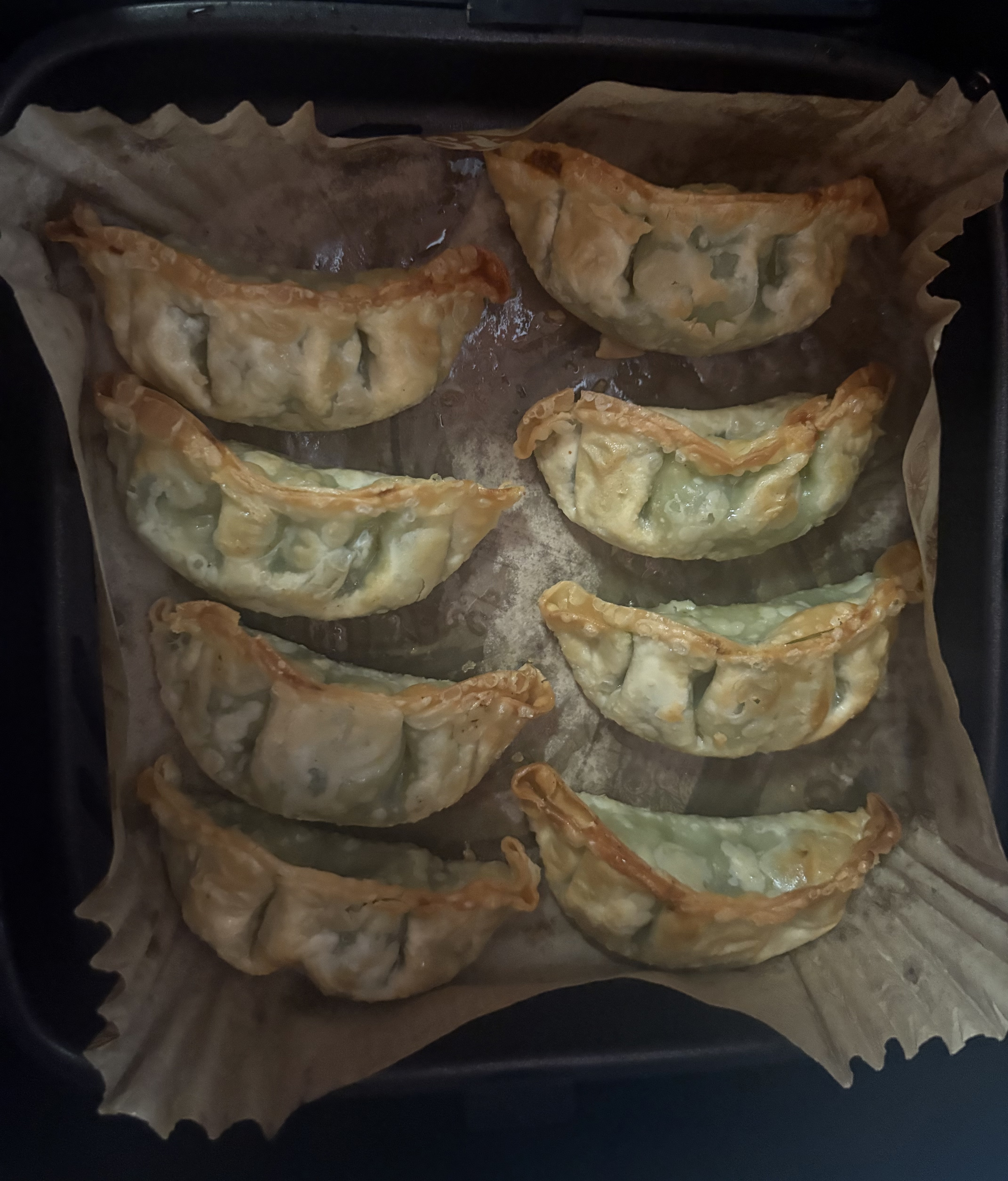 广州酒家脆皮饺子(韭菜猪肉)240g*2袋 16个 下午茶小吃夜宵早餐煎饺火锅 实拍图